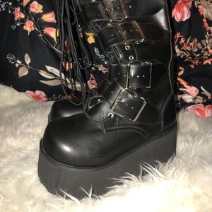 Demonia Trashville 518 Goth/Industrial Boots